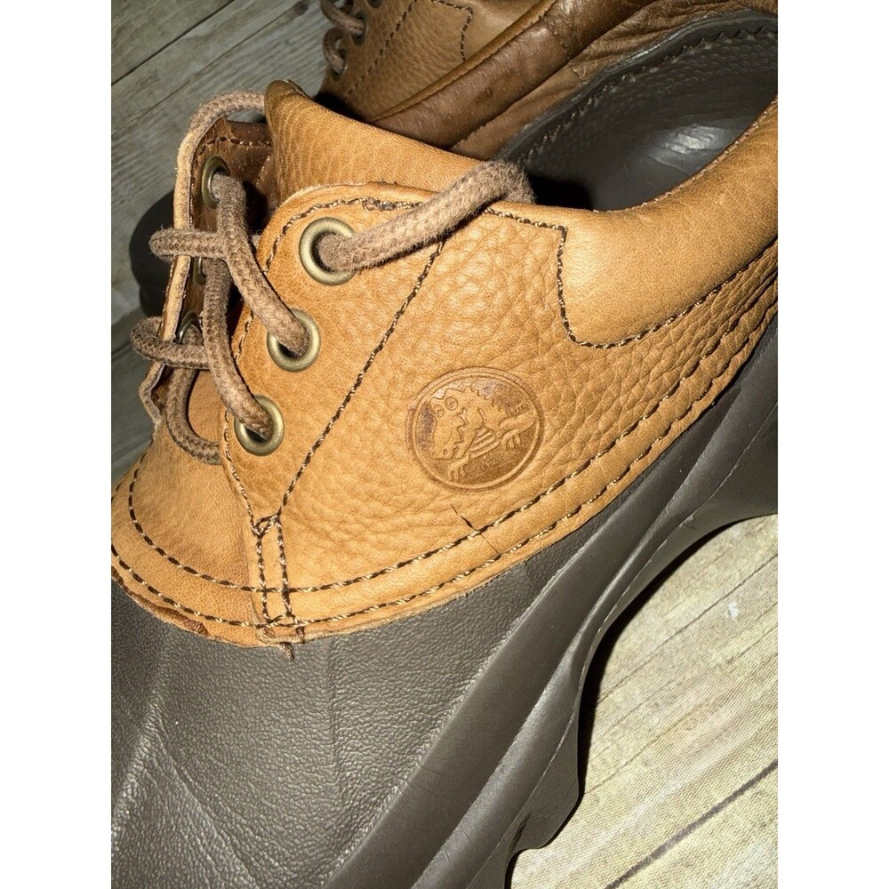 Mens Croc Water Shoes W/Leather Upper Size 9 In Excellent Shape Ready For Action - Picture 7 of 9